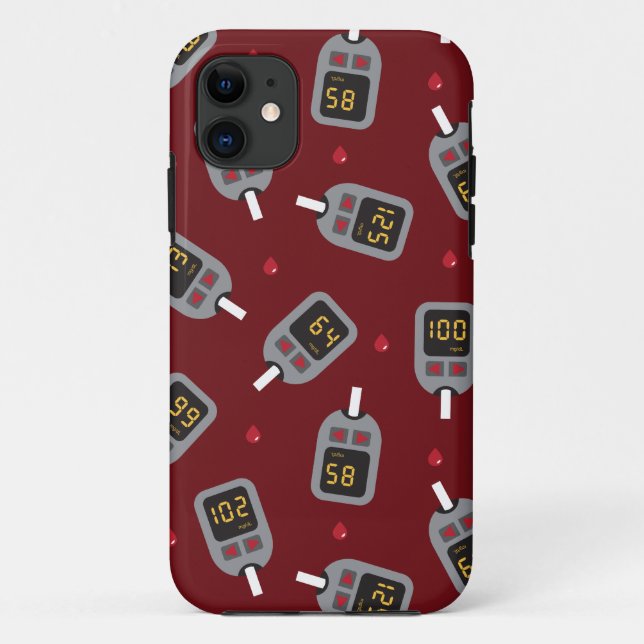 Glucometer Case-Mate iPhone Case (Back)