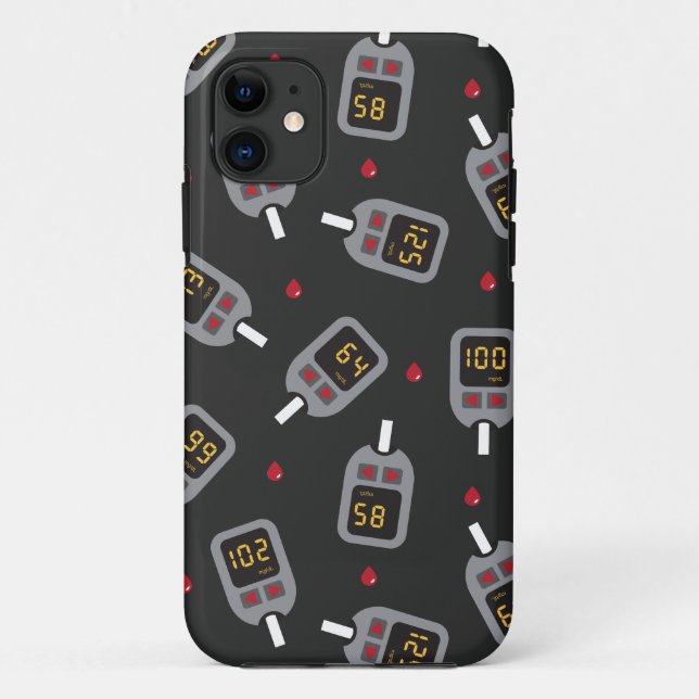 Glucometer Case-Mate iPhone Case (Back)
