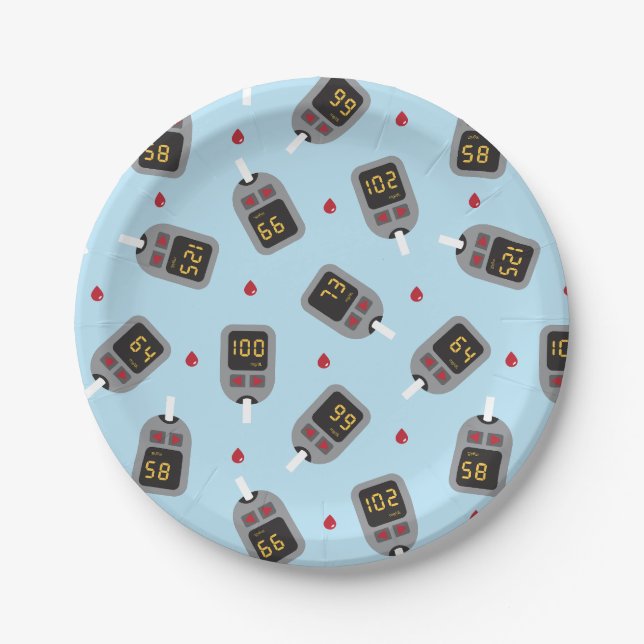 Glucometer Paper Plate (Front)
