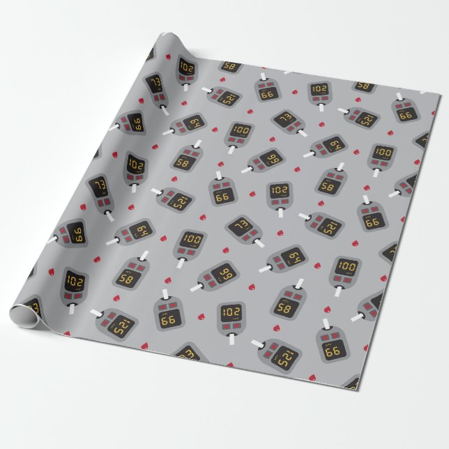Glucometer Wrapping Paper (Unrolled)
