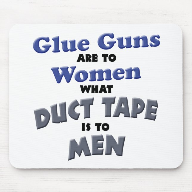 Glue Guns Mouse Pad (Front)