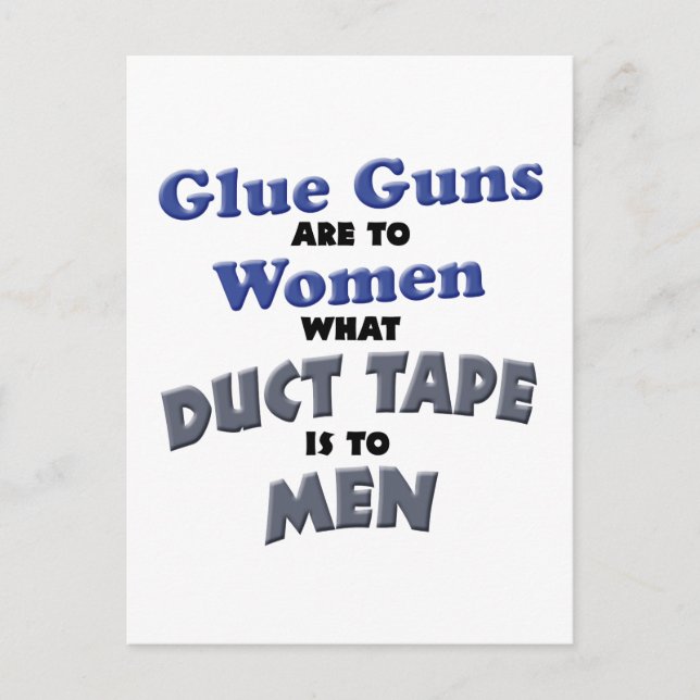 Glue Guns Postcard (Front)
