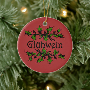 Gluhwein Mulled Wine Christmas Ornament