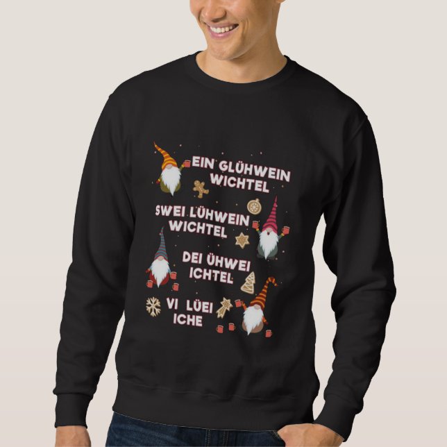 ‘Glühwein Wichtel’ Sweatshirt (Front)