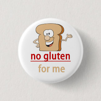 Gluten Allergy Alert 3 Cm Round Badge