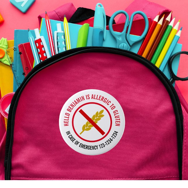 Gluten Allergy Badge  (Creator Uploaded)