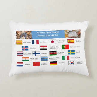 Gluten Free Across the Globe Decorative Cushion