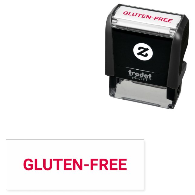 Gluten-free Allergy Friendly Self-inking Stamp (In Situ)