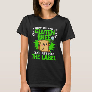 Gluten Free Bread  Celiac Warrior Celiac Disease A T-Shirt