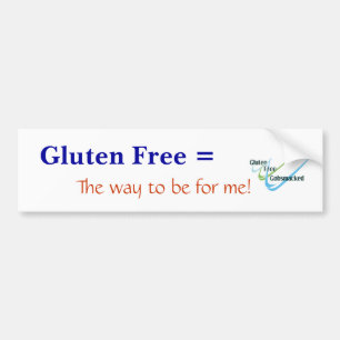 Gluten Free Bumper Sticker - Customised