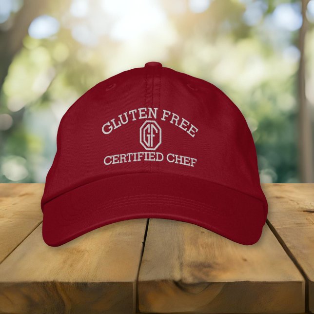 Gluten Free Certified Chef Embroidered Hat (Creator Uploaded)