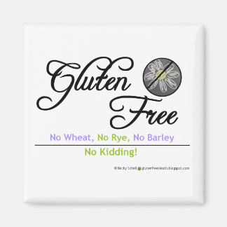 Gluten Free Chalkboard Magnet