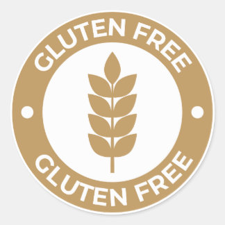 Gluten Free Classic Round Sticker