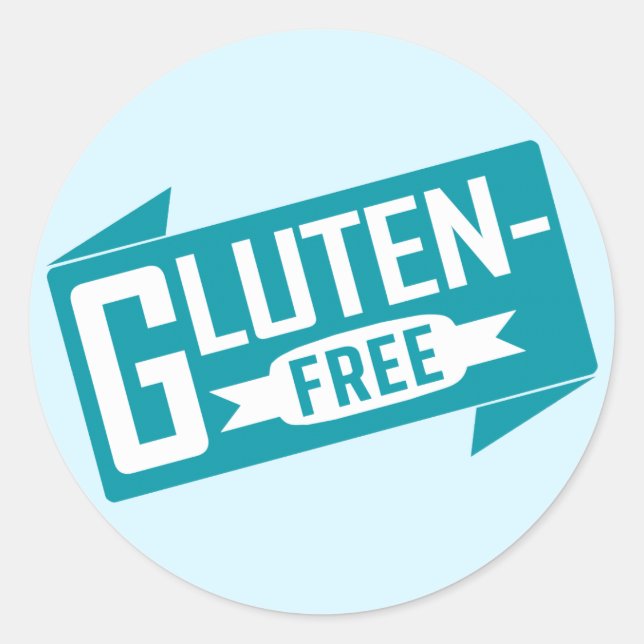 Gluten Free Classic Round Sticker (Front)