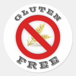 Gluten Free Classic Round Sticker