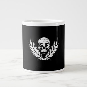 Gluten Free Cool Skull Warrior Gift Large Coffee Mug