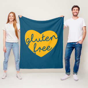 Gluten free fleece blanket