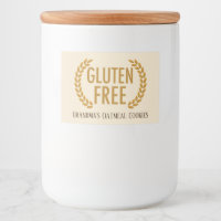 Gluten Free Food Allergy Warning Custom Wheat Free