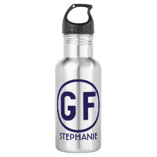 Gluten Free GF Personalised Water Bottle