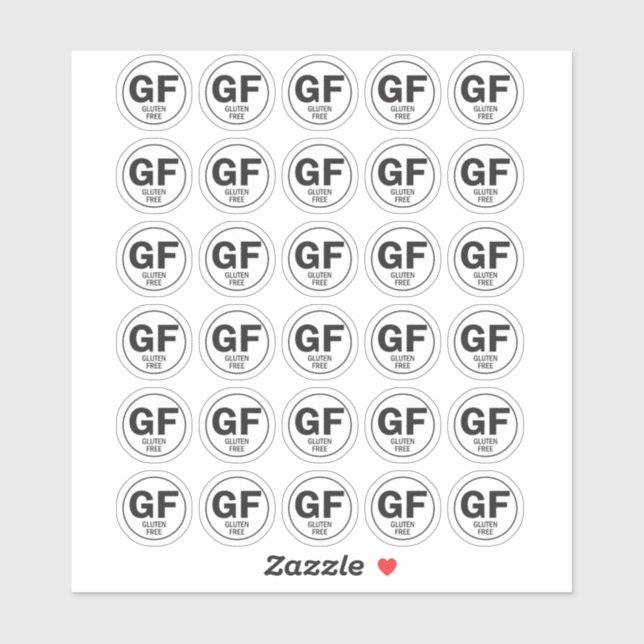 Gluten Free GF symbol small  (Sheet)