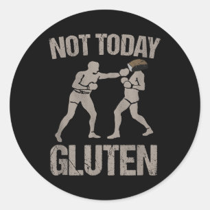 Gluten Free Gifts Wheat Barley Rye Celiac Disease Classic Round Sticker