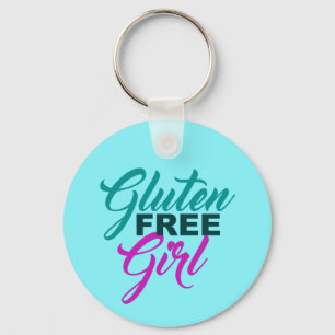 Gluten Free Girl Key Ring