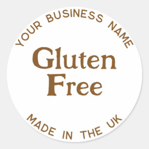 Gluten Free Gluten Allergy Packaging Label