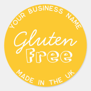 Gluten Free Gluten Allergy Packaging Label
