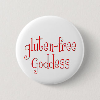 Gluten Free Goddess 6 Cm Round Badge