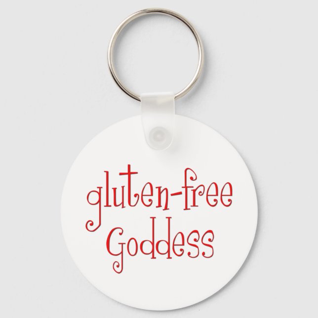 Gluten Free Goddess Key Ring (Front)