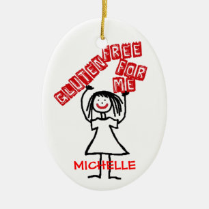 Gluten Free Holiday Ceramic Ornament