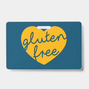 Gluten free ID badge