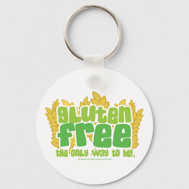 Gluten Free Key Ring (Front)