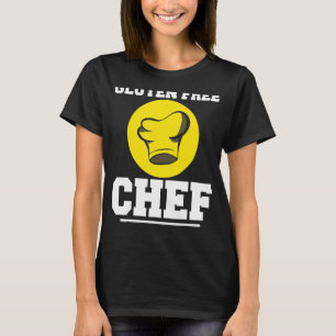 Gluten Free Kitchen Chef Cooking Wheat Celiac Dise T-Shirt