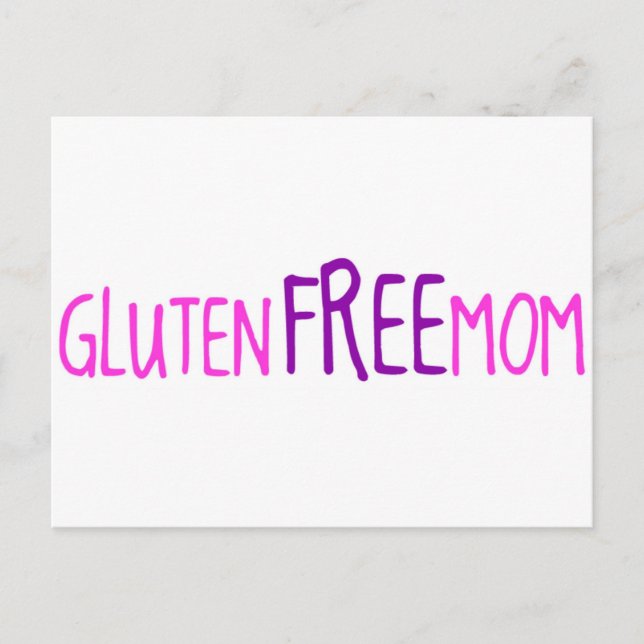 Gluten Free Mum Postcard (Front)