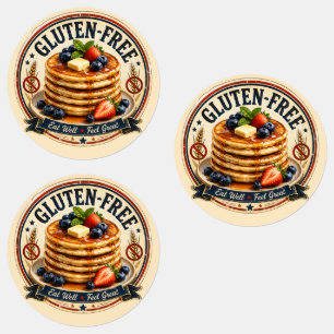 Gluten Free pancake labels