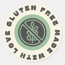 Gluten Free Product Label