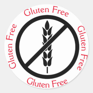 Gluten Free Round Sticker