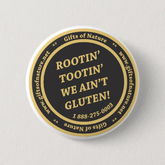 Gluten Free Slogan 6 Cm Round Badge