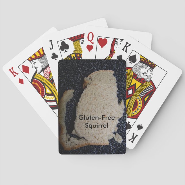 Gluten-Free Squirrel Playing Cards (Back)
