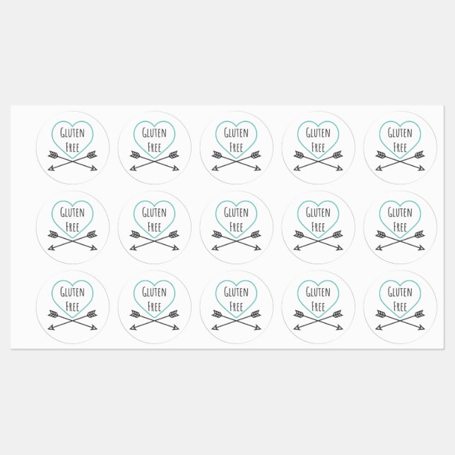 Gluten Free Stickers (Sheet)