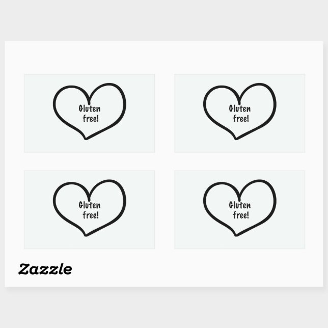 Gluten free stickers (Sheet)