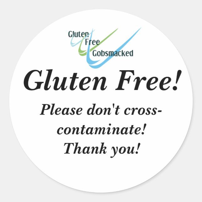 Gluten Free Stickers (Front)