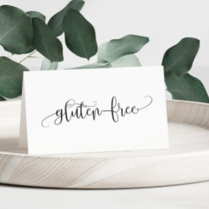 Gluten Free Table Tent card