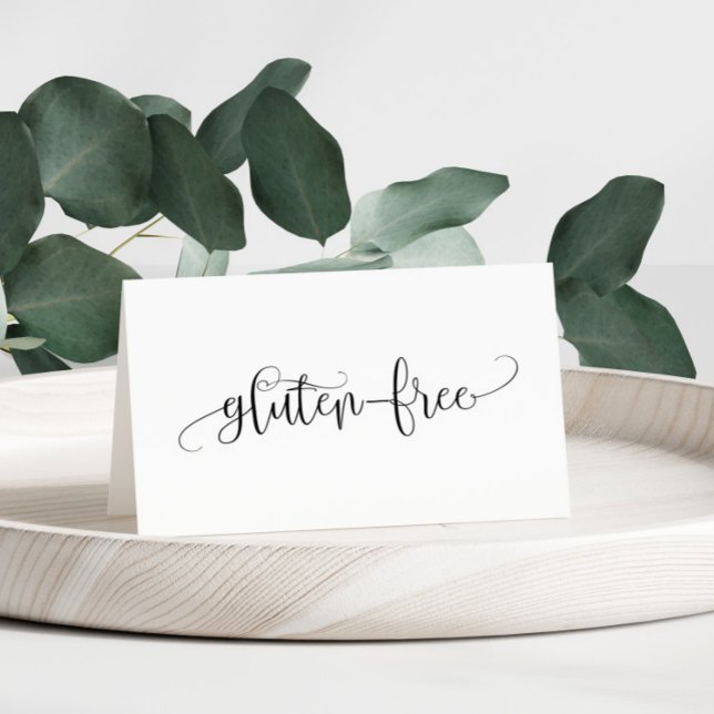 Gluten Free Table Tent card (Creator Uploaded)
