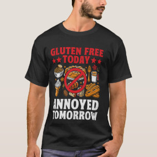 Gluten Intolerance Celiac Awareness Gluten Free Sa T-Shirt