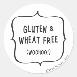 Gluten & Wheat Free Stickers