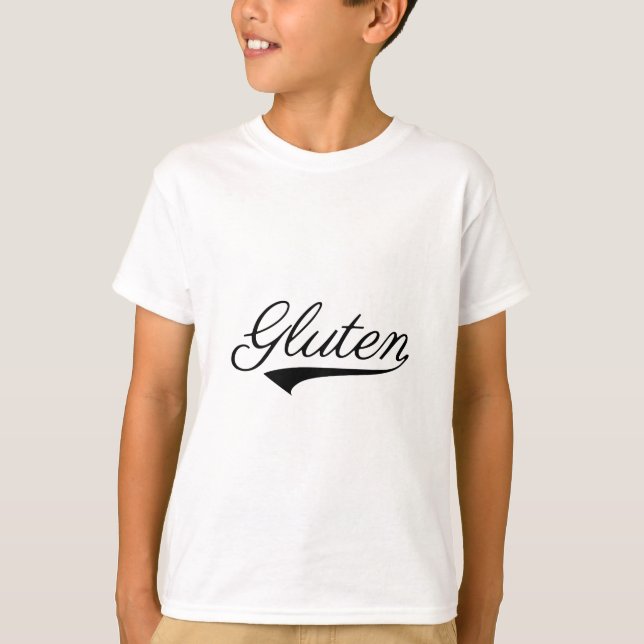 Gluten With Swash T-Shirt (Front)