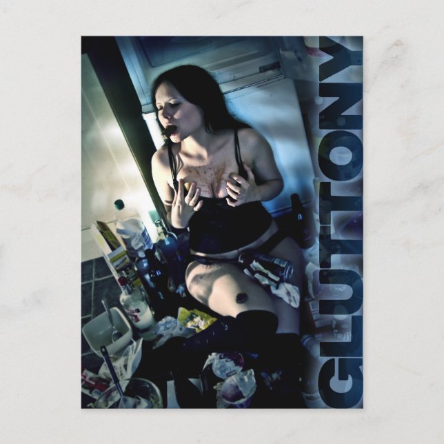 Gluttony Postcard (Front)