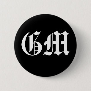 GM 6 CM ROUND BADGE